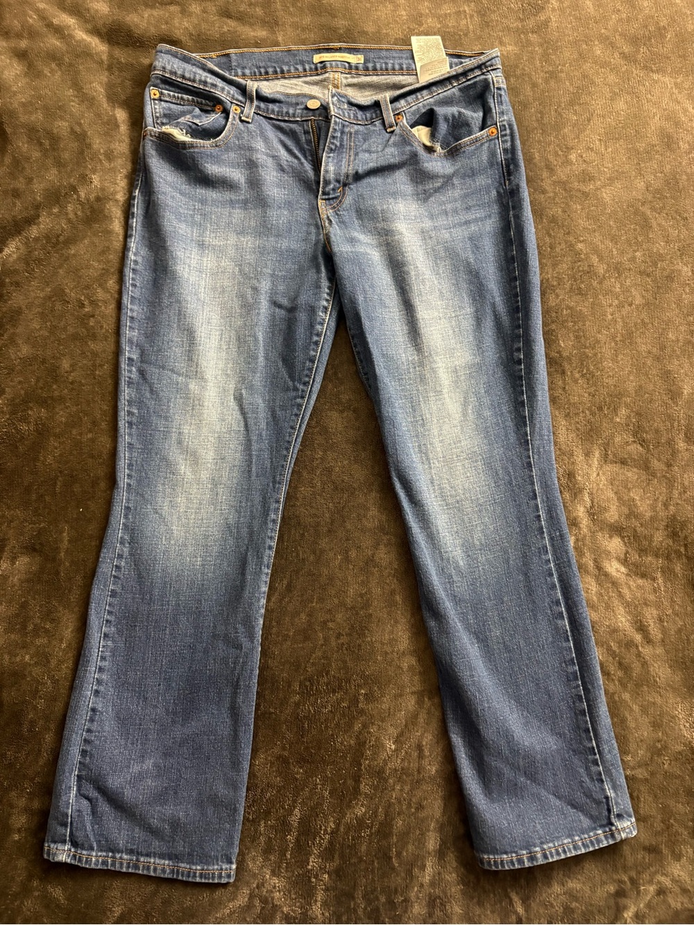 Levi's Women's Blue Boot Cut Jeans - Medium Wash